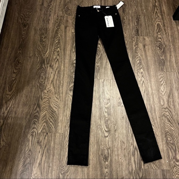 NWT Frame “Forever Karlie” Black skinny jeans - Picture 2 of 6